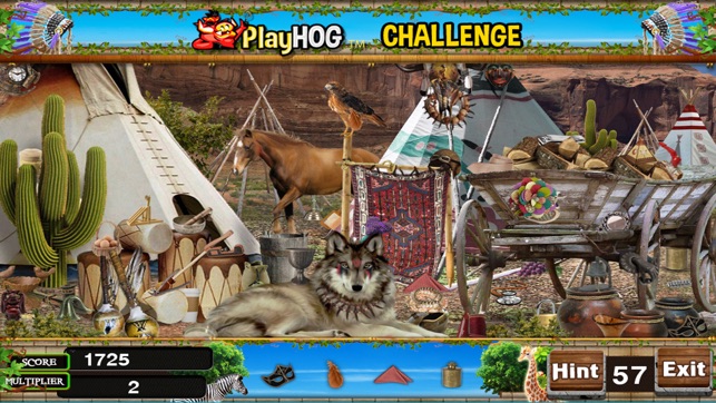 Lost Tribes Hidden Object Game