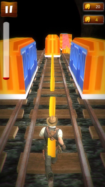 Rail Mine Rush Endless Run screenshot-3