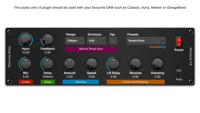 Panning Delay AUv3 Plugin(圖1)-速報App