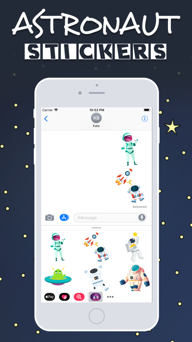 Astronaut  Emojis screenshot 4