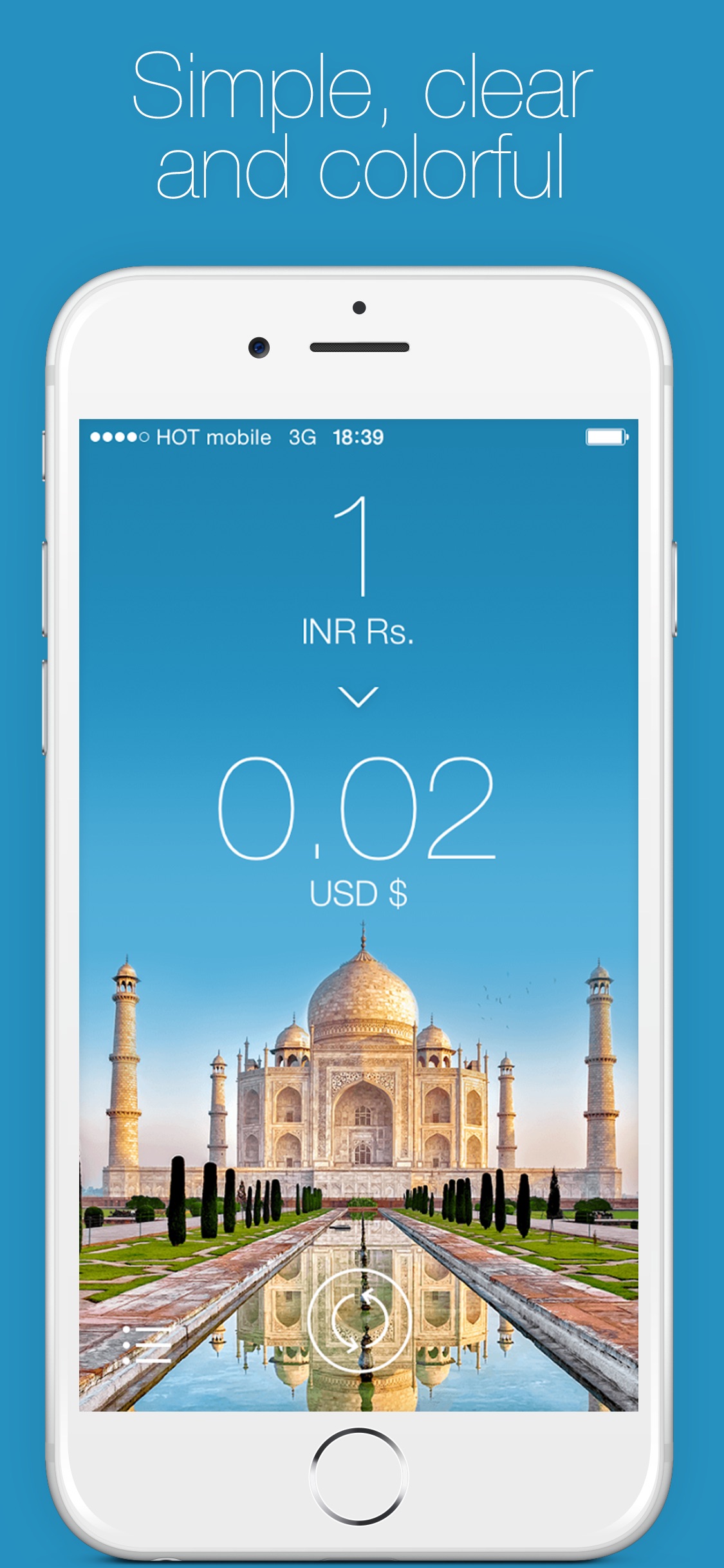 Screenshot do app Change - Currency Converter