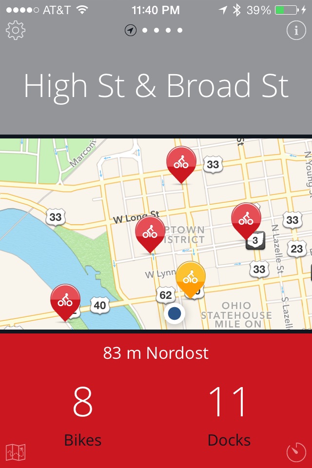 Columbus Bikes — A One-Tap CoGo Bike Share App screenshot 3