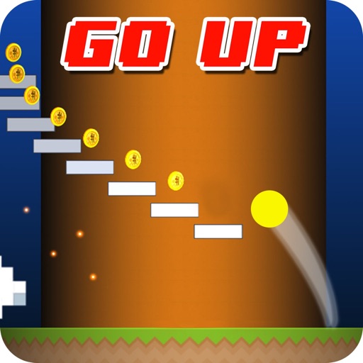 GO UP / climb or jump to go up icon