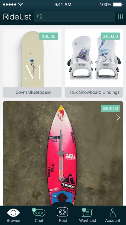 Ride List
