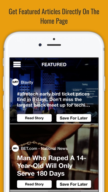 BLVCK - Centralized Hub For African American News