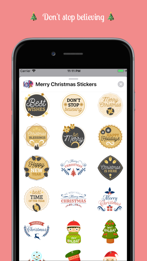 Top Merry Christmas Stickers(圖5)-速報App