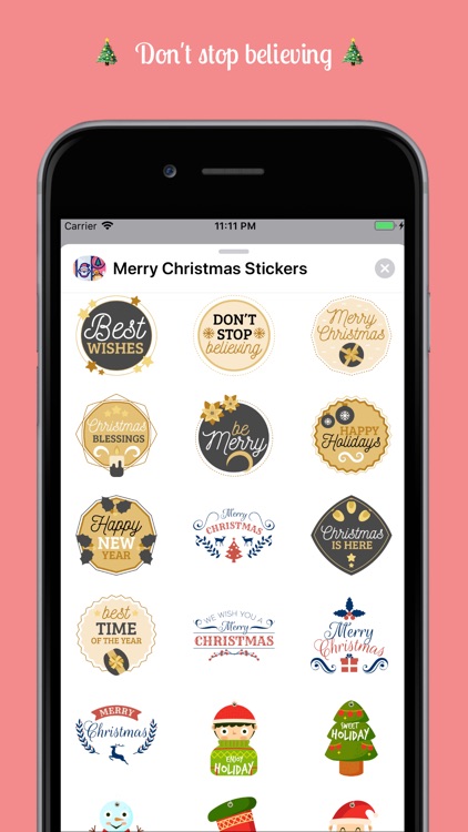 Top Merry Christmas Stickers screenshot-4