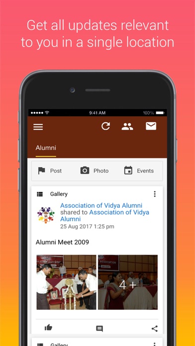 Vidya Alumni  Net (AVA) screenshot 2