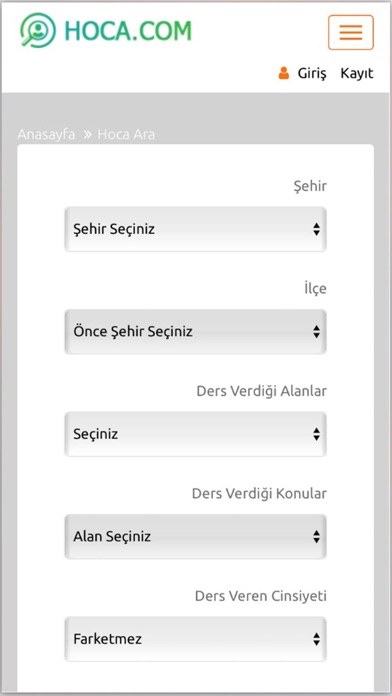 Hoca.com - özel ders öğretmen screenshot 3