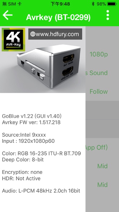 4K AVR-Key Total Control screenshot 4