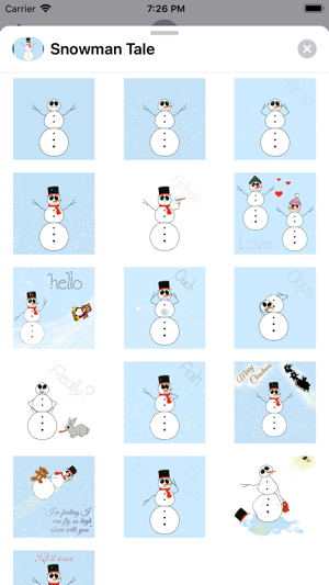 Snowman Tale stickers(圖1)-速報App