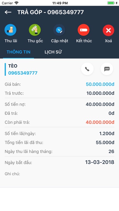 TIGO: Quản lý trả góp, cầm sim screenshot 2