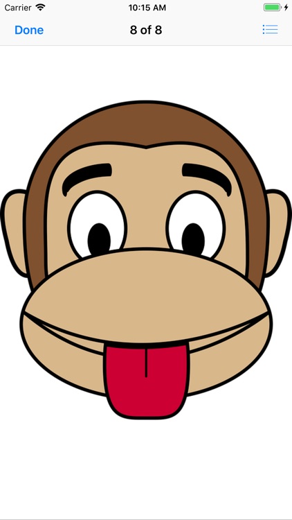 Monkey Face Emoji Stickers screenshot-8