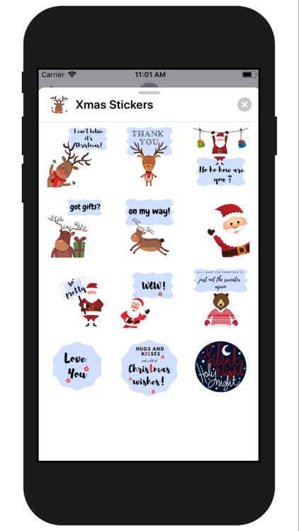 Xmas Funny Stickers