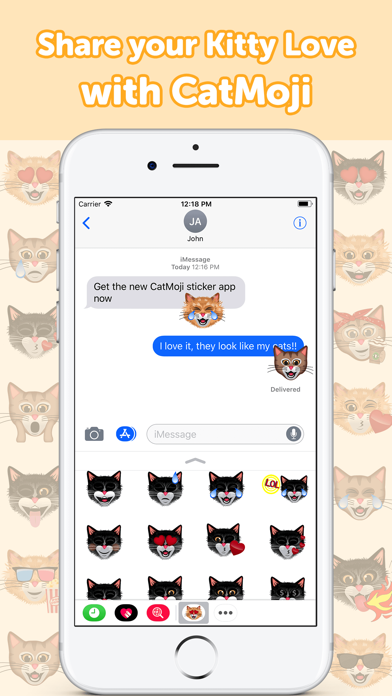 CatMoji - Cat Emoji Stickers Screenshot 1