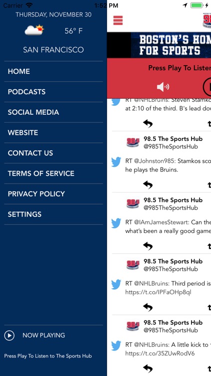 98.5 The Sports Hub