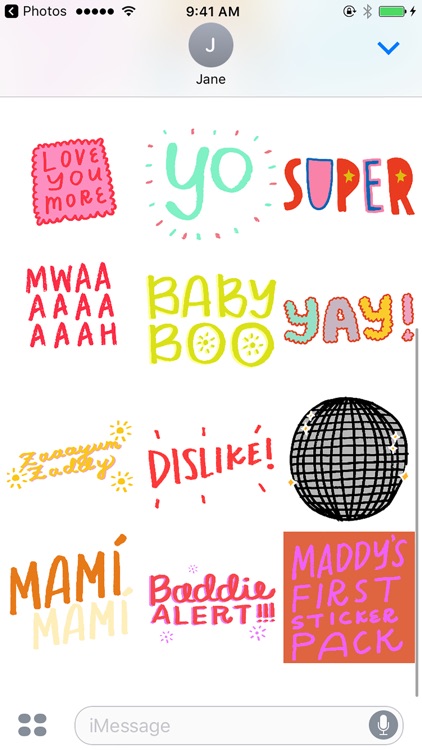 Maddy's First Sticker Pack