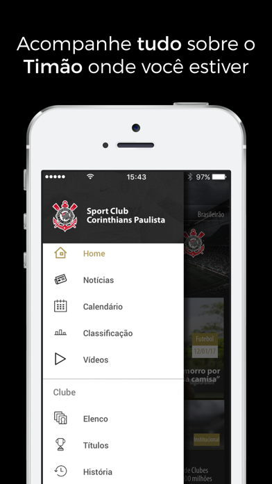 How to cancel & delete Corinthians Oficial from iphone & ipad 1