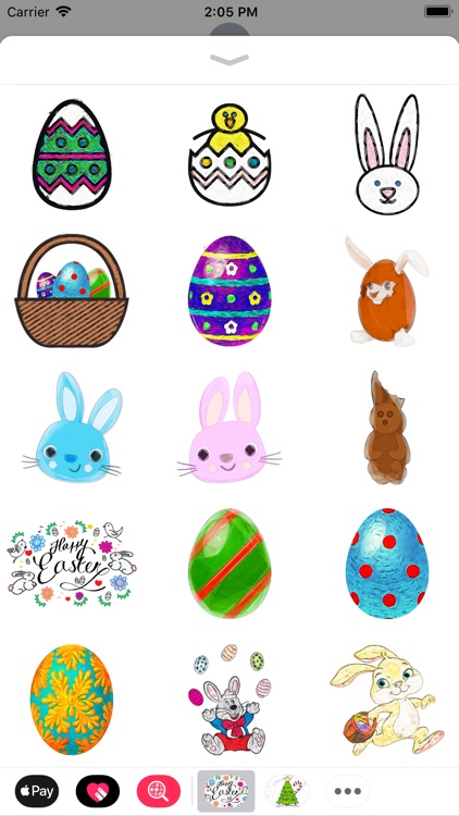 Easter. The stickers