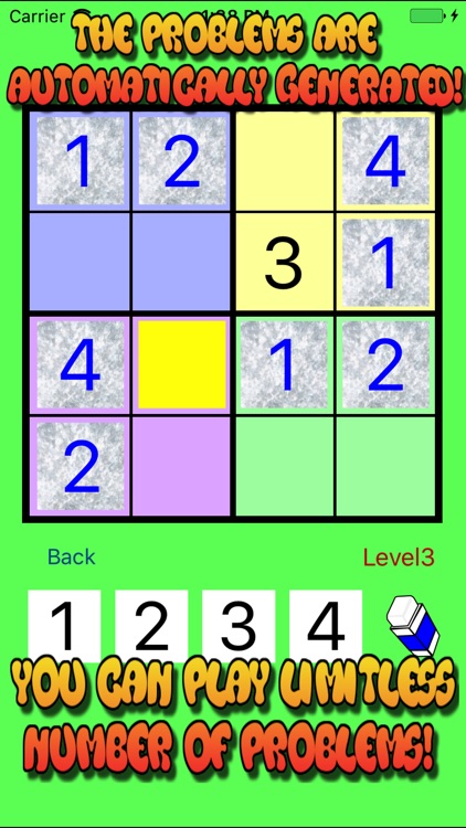 4x4 to 6x6 Easy SUDOKU Puzzle by Kozo Terai