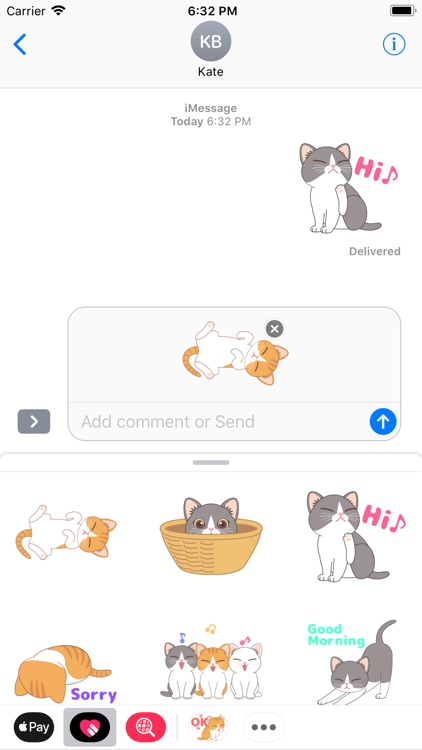 Kitty Animated Stickers Pack