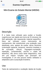 Exames Cognitivos Captura de tela 3