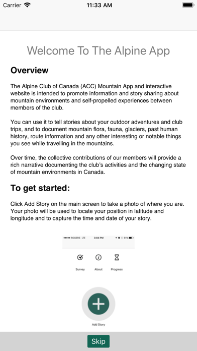 Alpine Club App screenshot 2