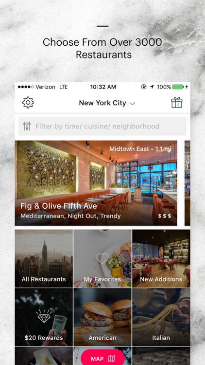 Seated: Rewards for Dining Out