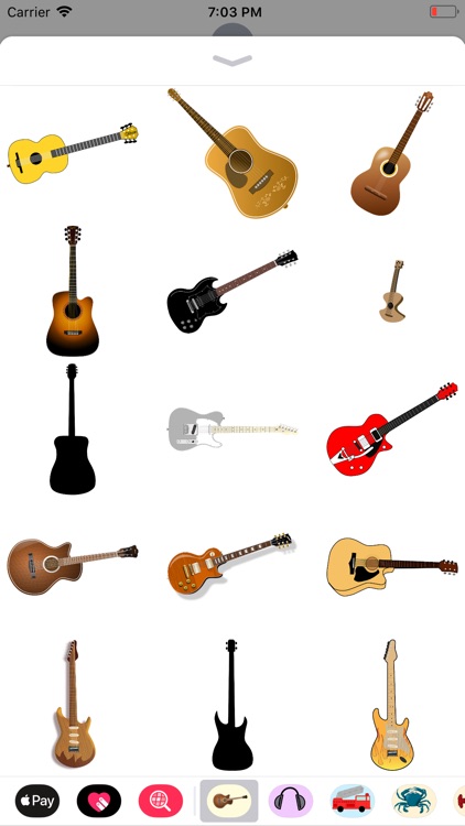 Groovy Guitar Stickers screenshot-4