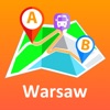 Warsaw offline map & transport