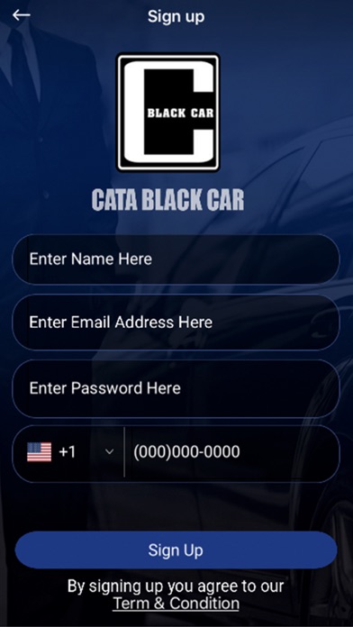 Cata Black Car- Chauffeurs MIA screenshot 2