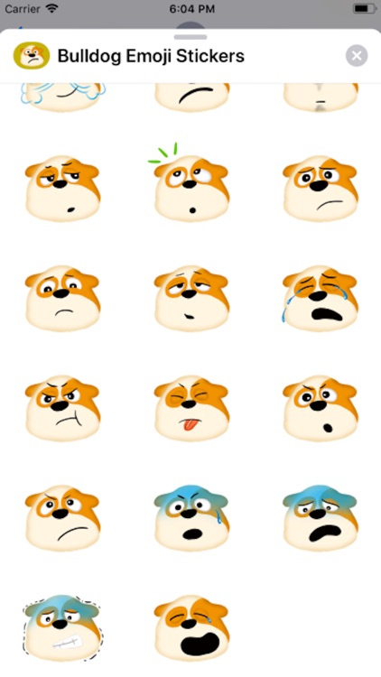 Bulldog Emoji Stickers screenshot-3