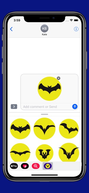 Bat on the Moon - Sticker pack(圖3)-速報App