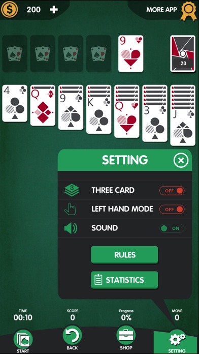 Tri Peaks Twist-Solitaire！ screenshot 3