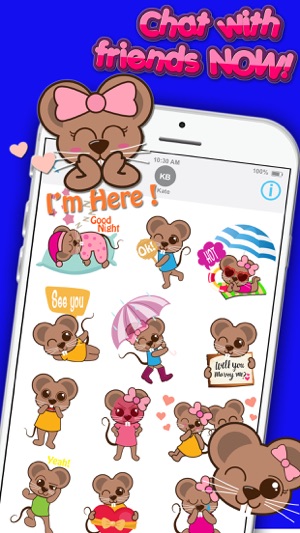 Cuty Fun Mouse Sticker(圖3)-速報App