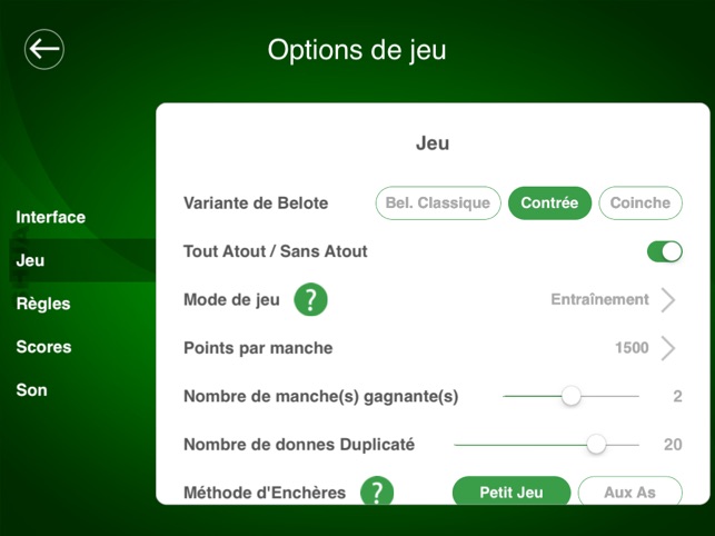 Jeu de Belote SHUA(圖5)-速報App