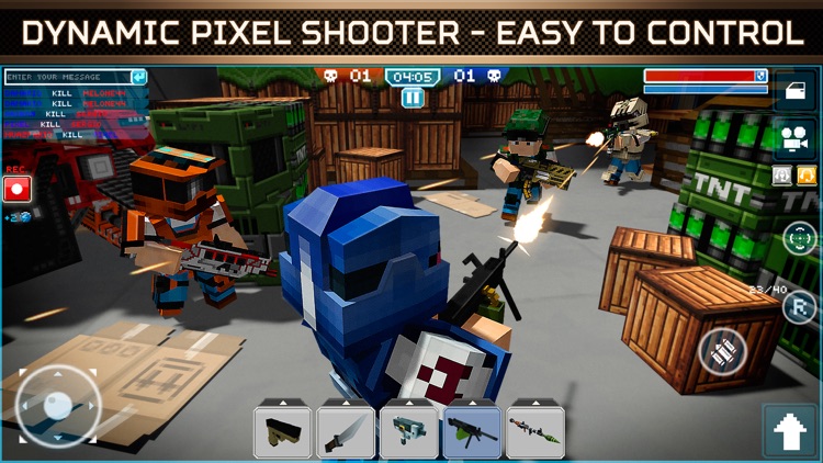 Blocky Cars Online Shooter screenshot-3