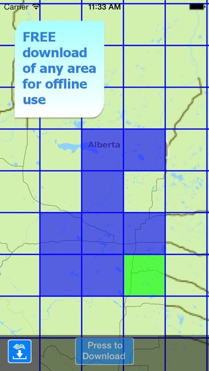 Aqua Map Alberta Lakes GPS HD screenshot-5