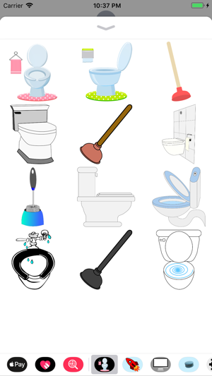 Totally Toilets Stickers