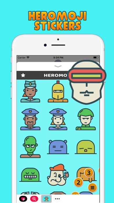 HeroMoji Stickers screenshot 2