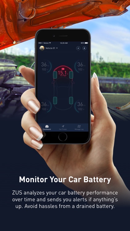 ZUS - Smart Car Locator & Mileage Tracker