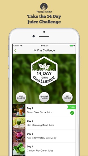 Juice Challenge by Young & Raw