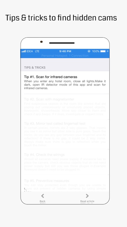 Hidden Spy Camera Detector screenshot-4