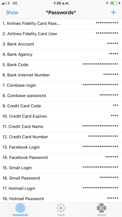 *Passwords* Copy & Paste screenshot-0