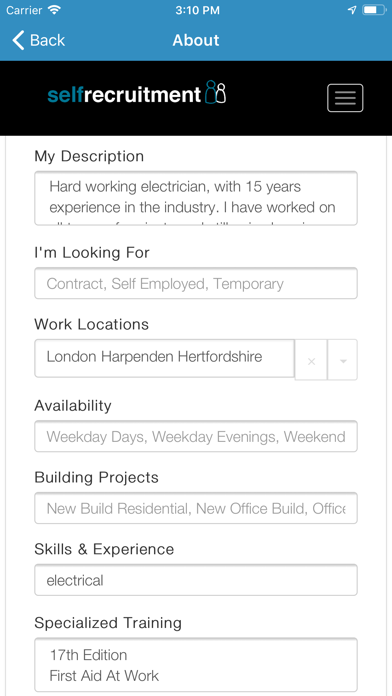 Self Recruitment screenshot 4