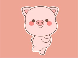 Baby Pig Animated Stickers