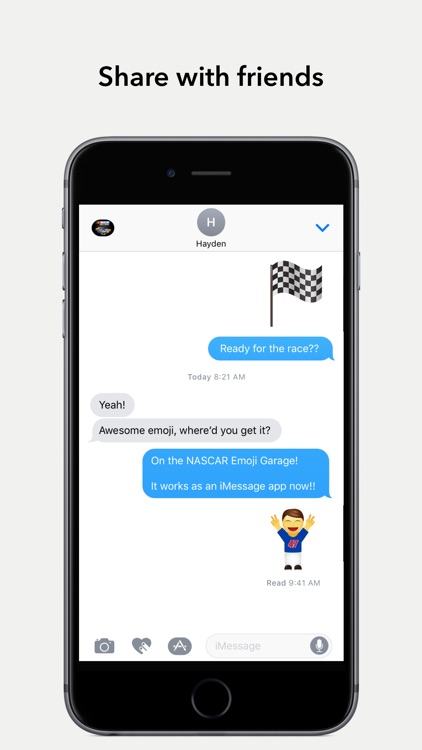 NASCAR Emoji Garage screenshot-3