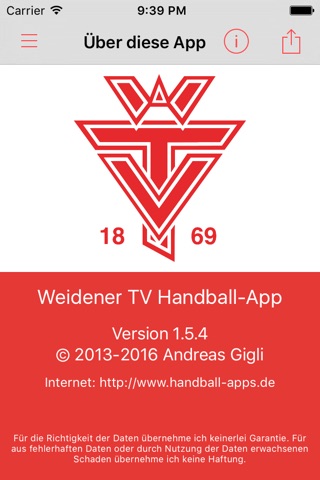 Weidener TV Handball screenshot 4