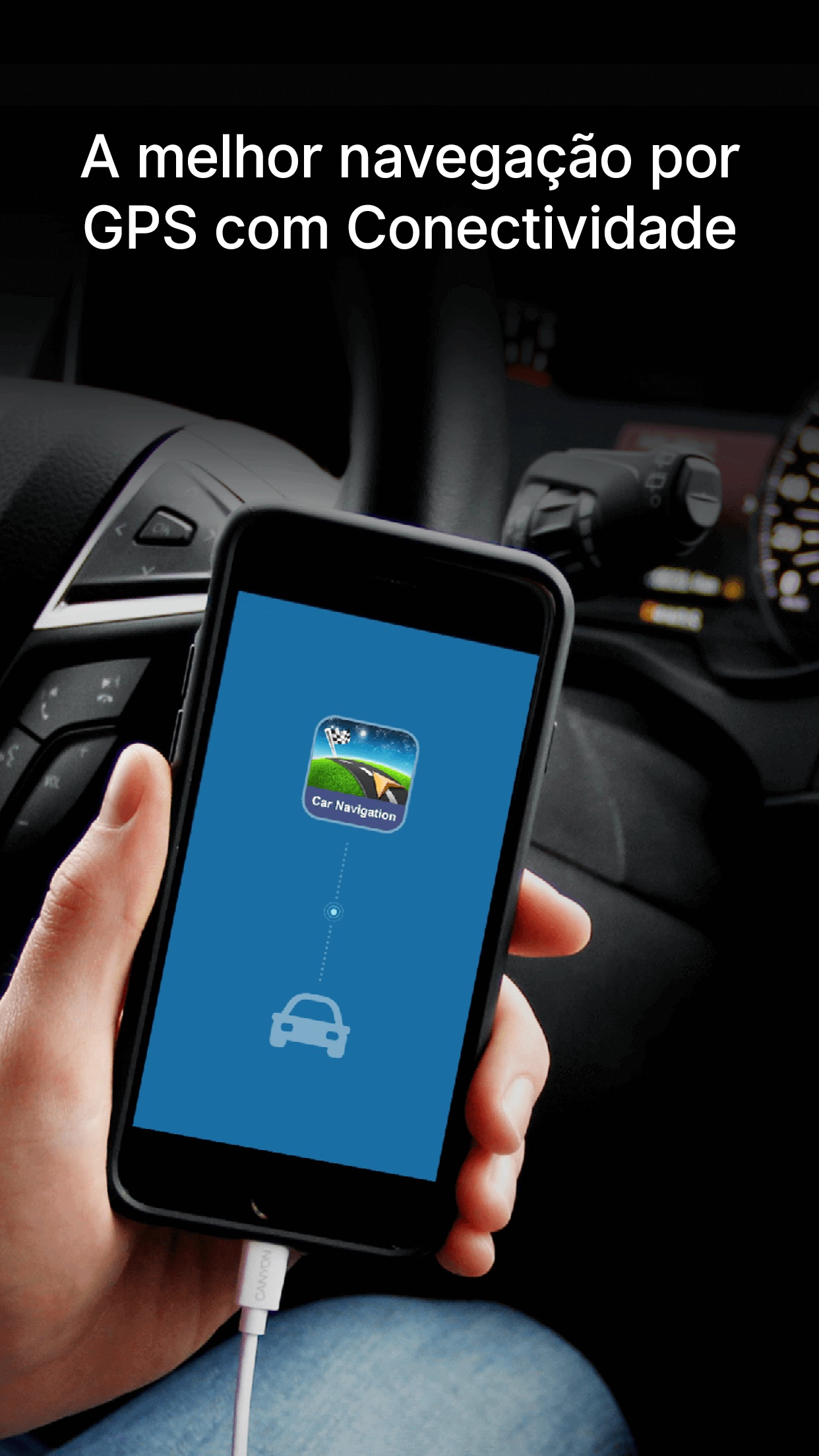 Screenshot do app Car Navigation: Maps & Traffic