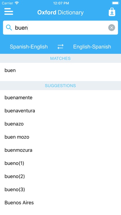 Conc. Oxford Spanish Dict. screenshot-4